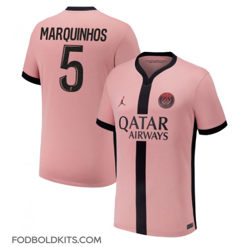 Paris Saint-Germain Marquinhos #5 Tredjetrøje 2024-25 Kortærmet